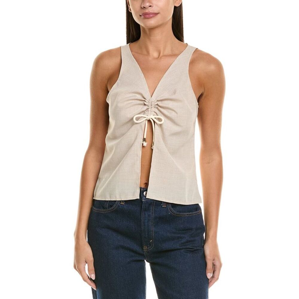 Madison Miles Womens  Top, Beige